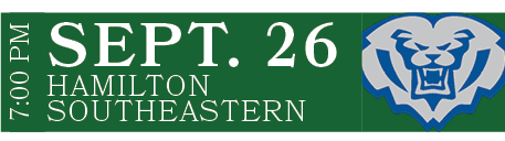 Hamilton Southeastern,SEPT. 26,7:00 P