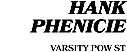 Hank Phenicie Varsity POW st