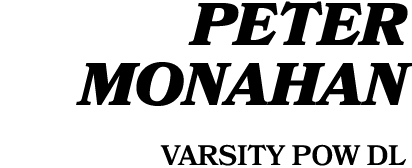 Peter Monahan Varsity POW DL