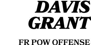 Davis Grant FR POW Offense 