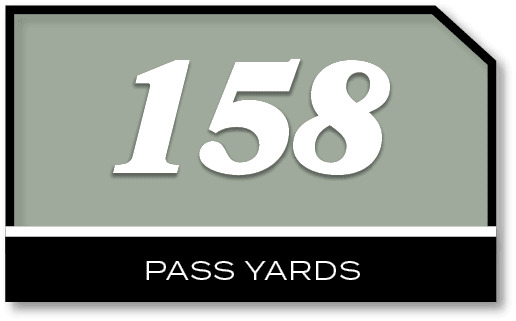 158,pass YARD