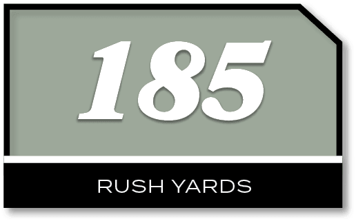 185,rush YARD