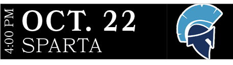 SPARTA,OCT. 22,4:00 P