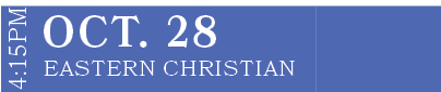 EASTERN CHRISTIAN,OCT. 28,4:15P