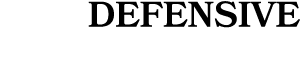 defensive