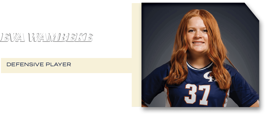defensive player,eva wambek