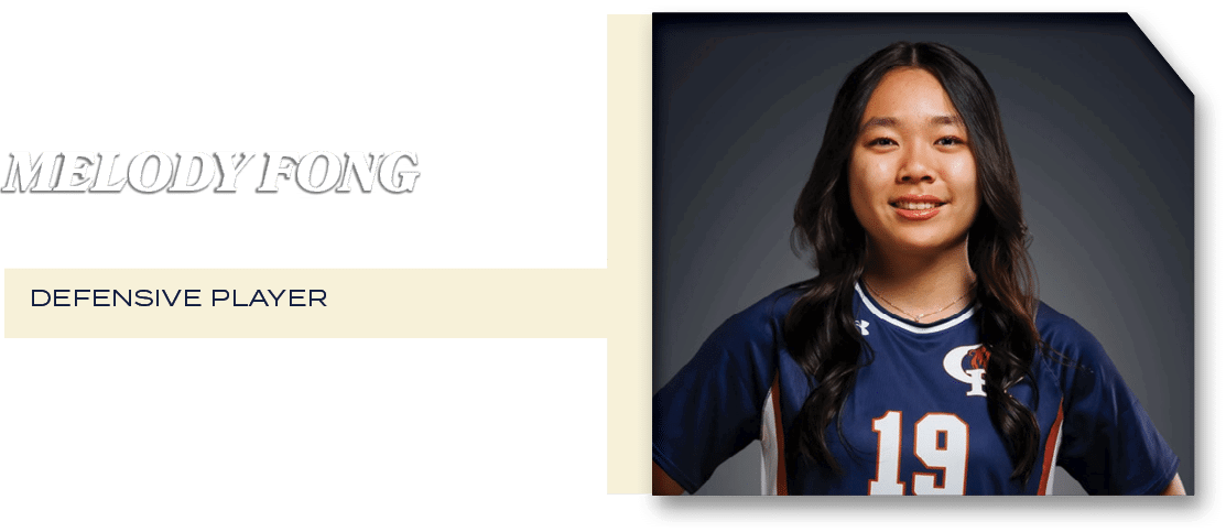 defensive player,melody fon