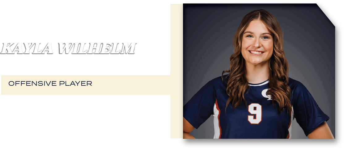 offensive player,kayla wilhel