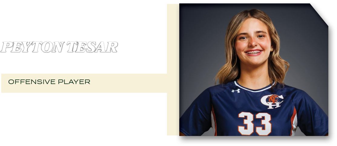 offensive player,peyton Tesa