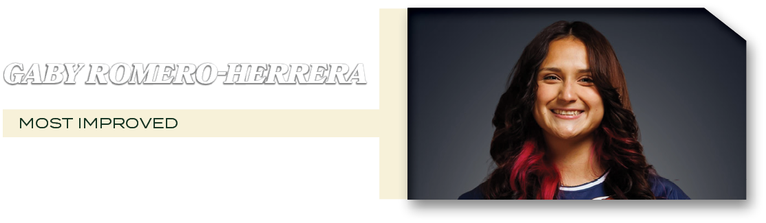 most improved,gaby Romero Herrer