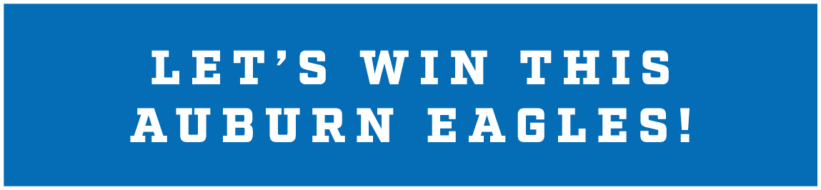let’s win this auburn eagles!