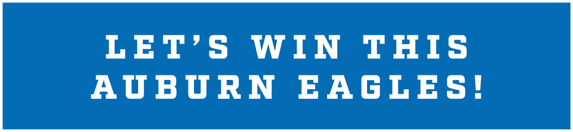 let’s win this auburn eagles!