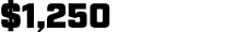 $1,250