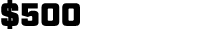 $500