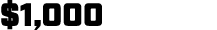 $1,000