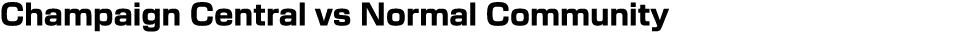 Champaign Central vs Normal Community