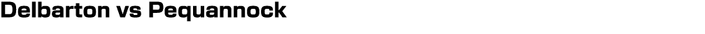 Delbarton vs Pequannock