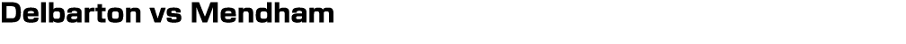 Delbarton vs Mendham