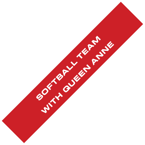 SOFTBALL TEAM WITH QUEEN ANNE