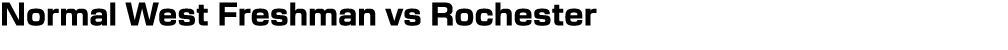 Normal West Freshman vs Rochester