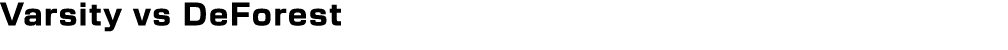 Varsity vs DeForest