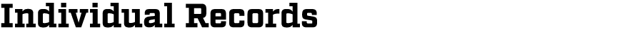 Individual Records