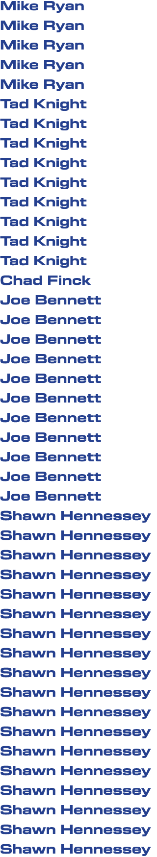 Mike Ryan Mike Ryan Mike Ryan Mike Ryan Mike Ryan Tad Knight Tad Knight Tad Knight Tad Knight Tad Knight Tad Knight T...