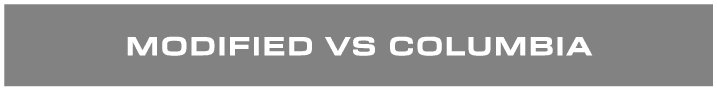 MODIFIED VS COLUMBIA