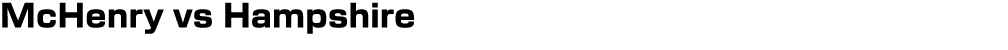 McHenry vs Hampshire