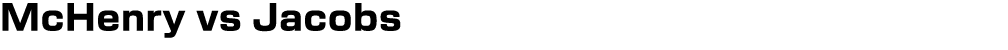 McHenry vs Jacobs