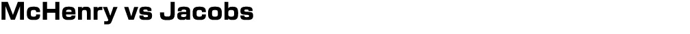McHenry vs Jacobs
