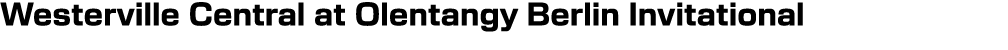 Westerville Central at Olentangy Berlin Invitational
