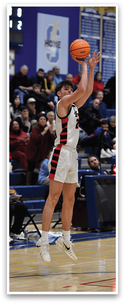 A basketball player is jumping to catch a ball while a crowd watches. AI generated content