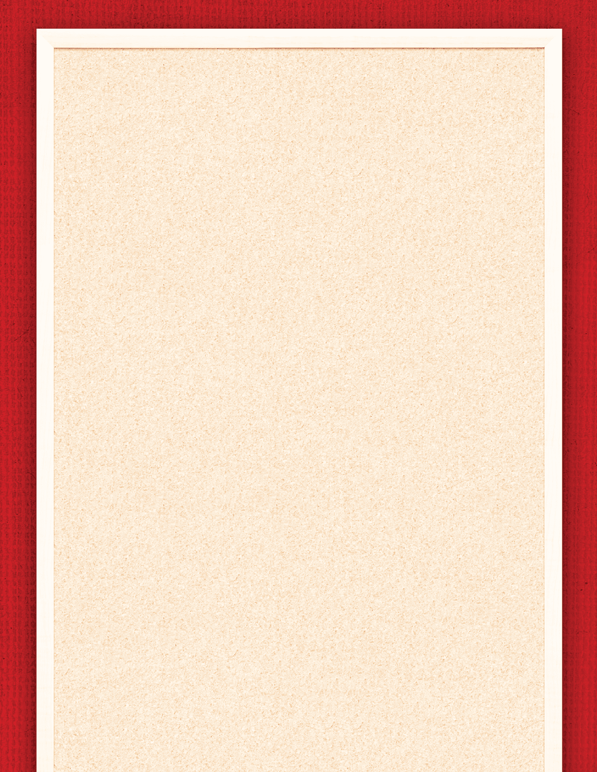 A blank sheet of paper with a red border. AI generated content