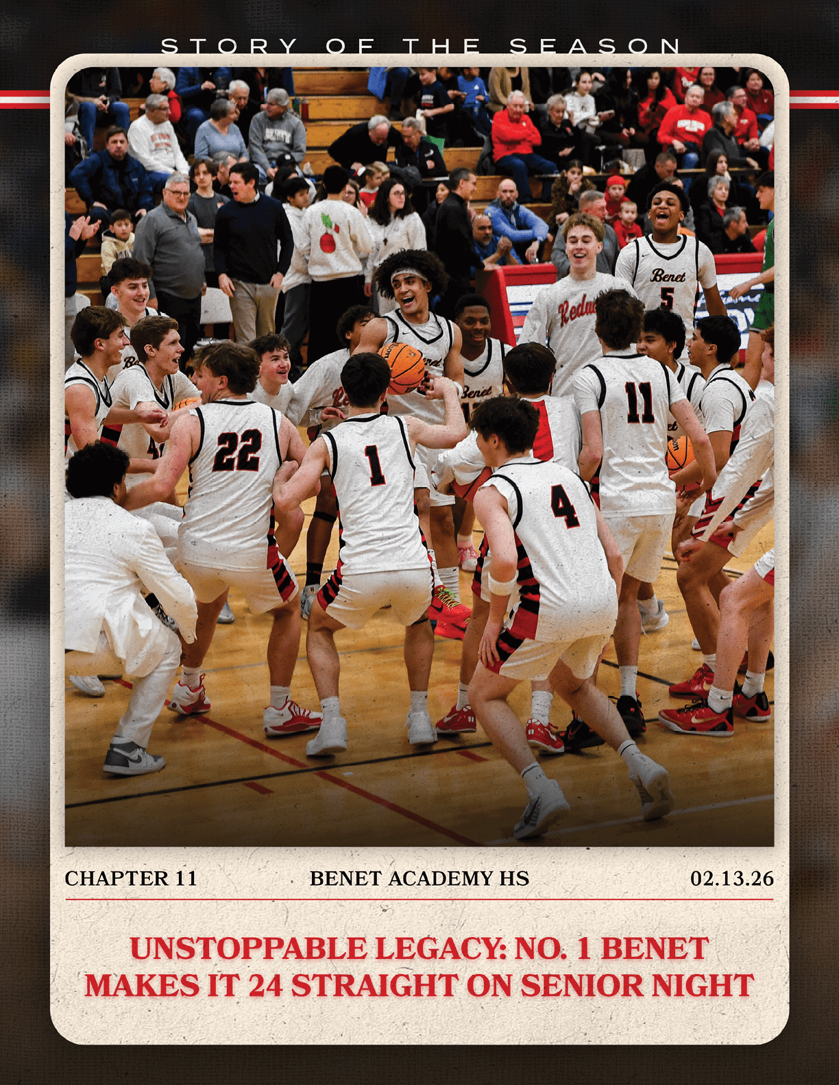 A group of young men celebrating a basketball victory. AI generated content