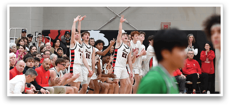 A group of people are playing basketball in a gym. AI generated content