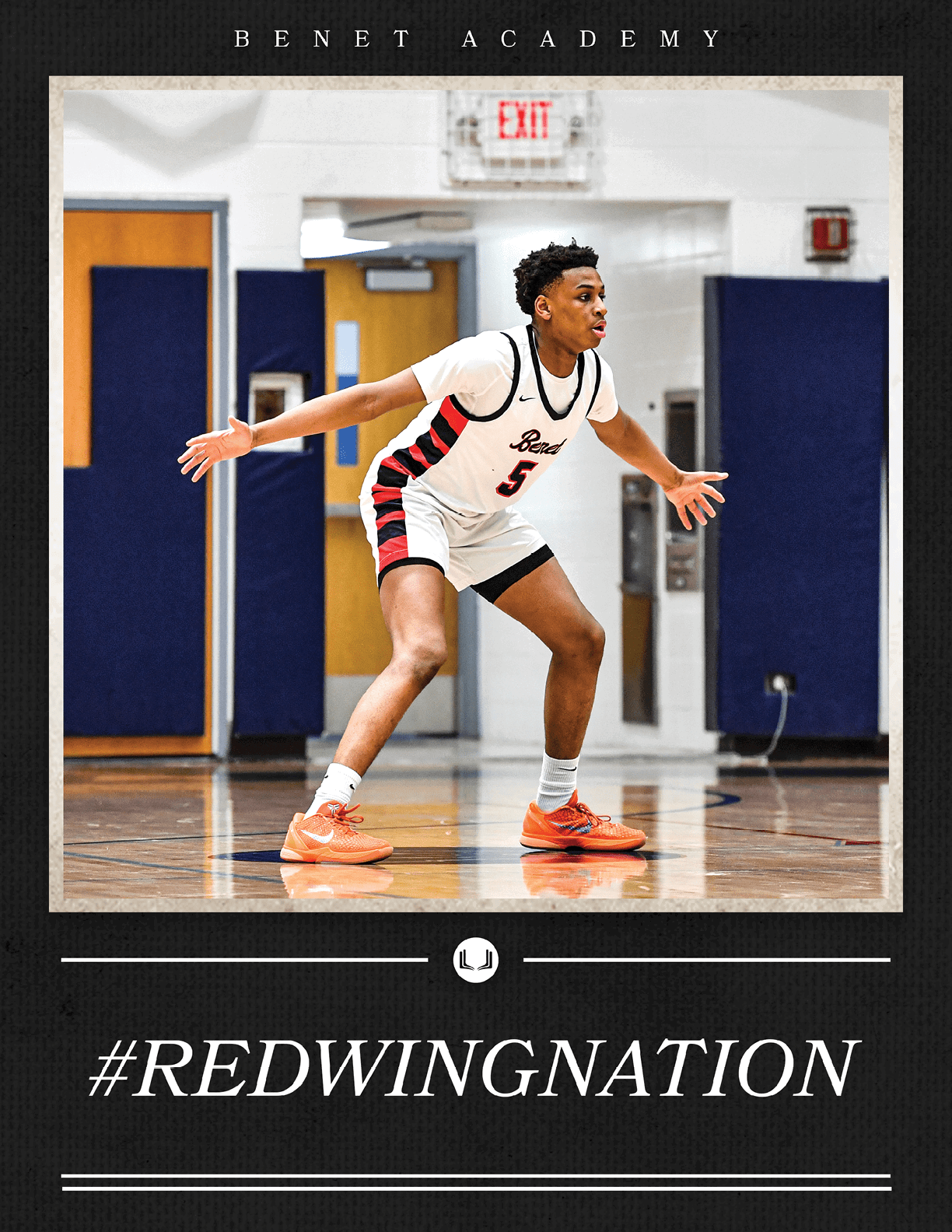 A basketball player in a white uniform is standing on the court. AI generated content