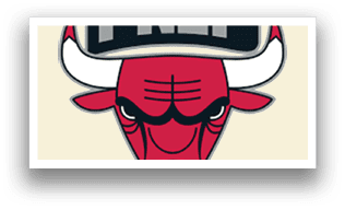 A red and black logo for the Bulls Prep. AI generated content