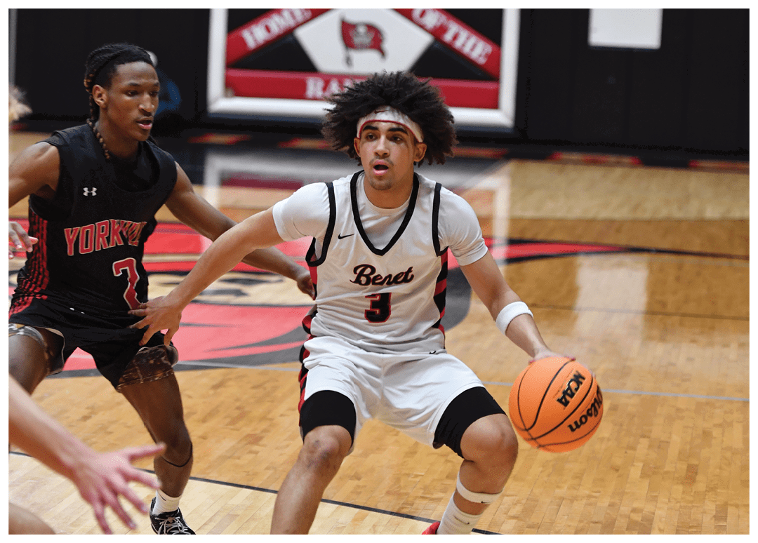 A basketball player is holding a ball on the court. AI generated content