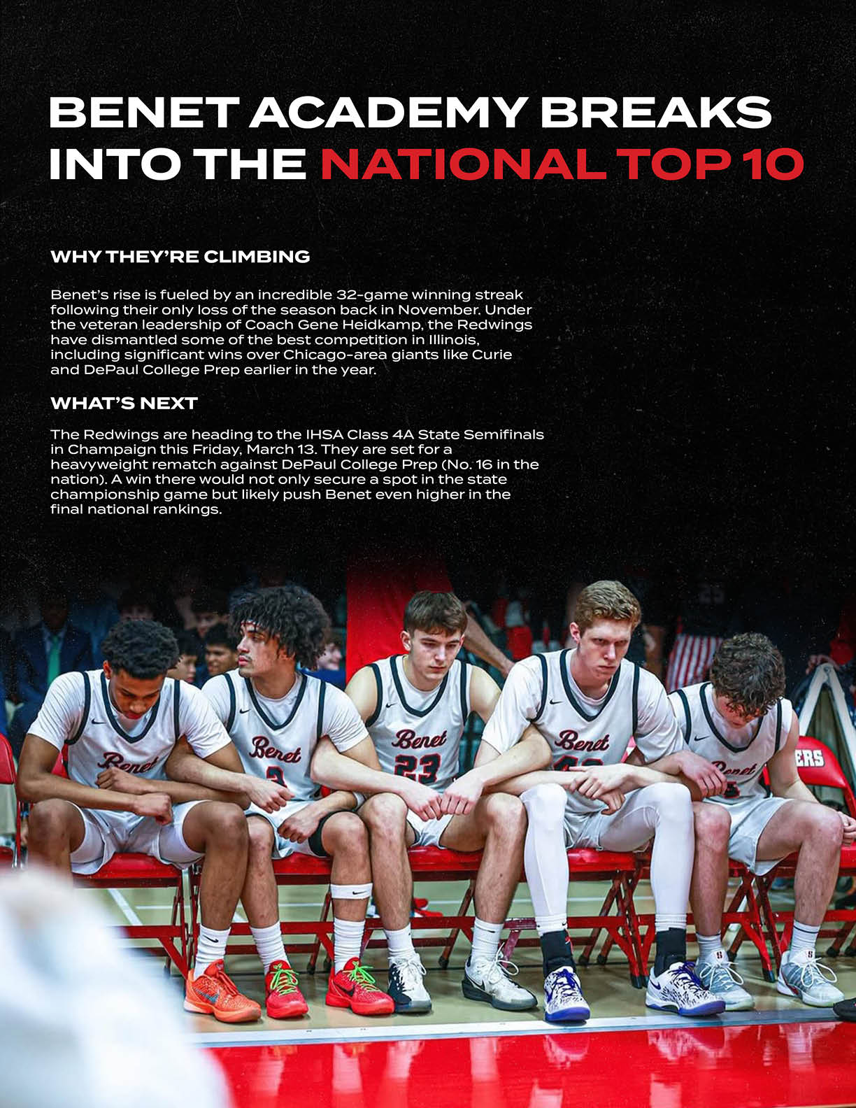 A group of basketball players sitting on chairs. AI generated content