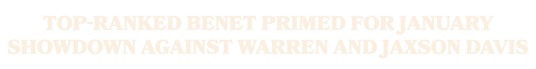 Top ranked Benet primed for January showdown against Warren and Jaxson Davis