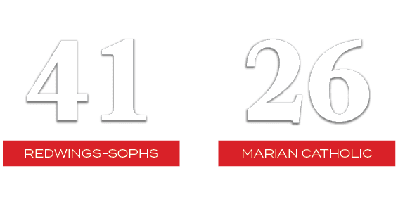 26,41,marian catholic,redwings sophs