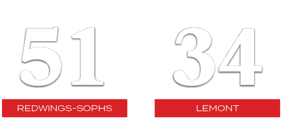 34,51,lemont,redwings sophs
