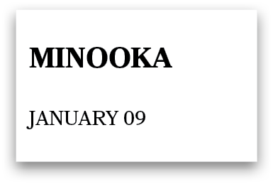 minooka january 09