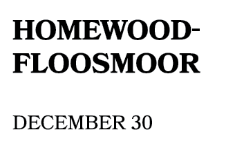 homewood floosmoor december 30
