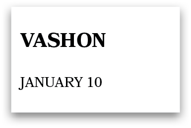 vashon January 10