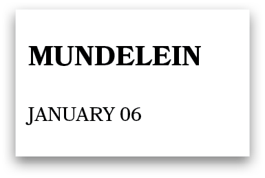 mundelein January 06