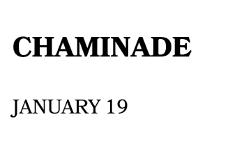chaminade January 19