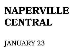 naperville central January 23