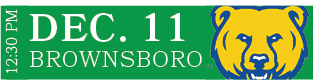BROWNSBORO,DEC. 11,12:30 P